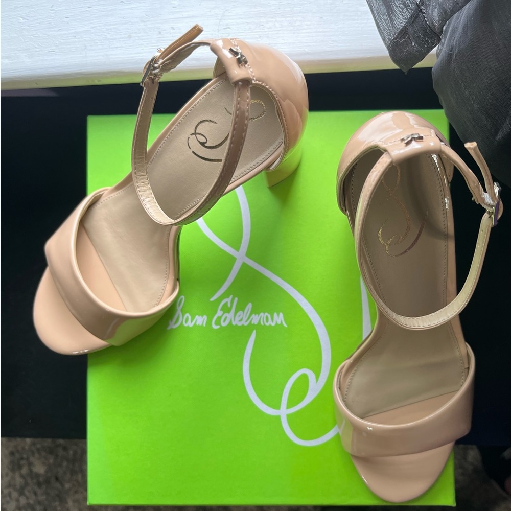 Sam Edelman Block Heel with Ankle Strap